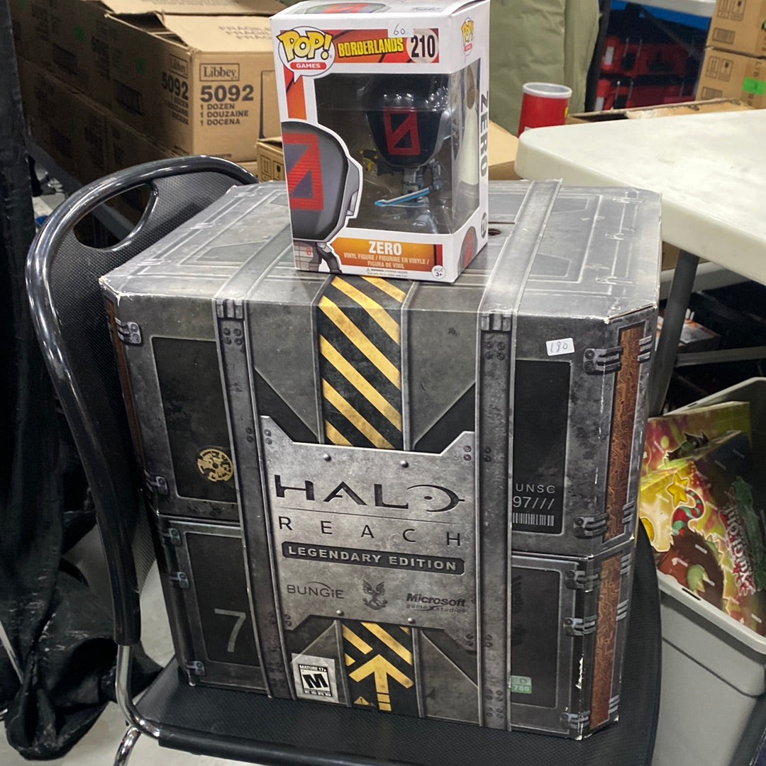 Halo reach collectors edition and zero funko pop