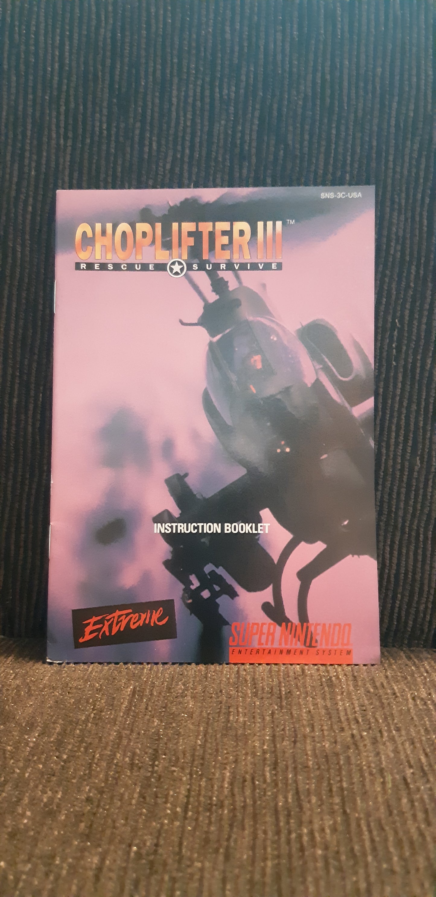 choplifter 3 snes manual