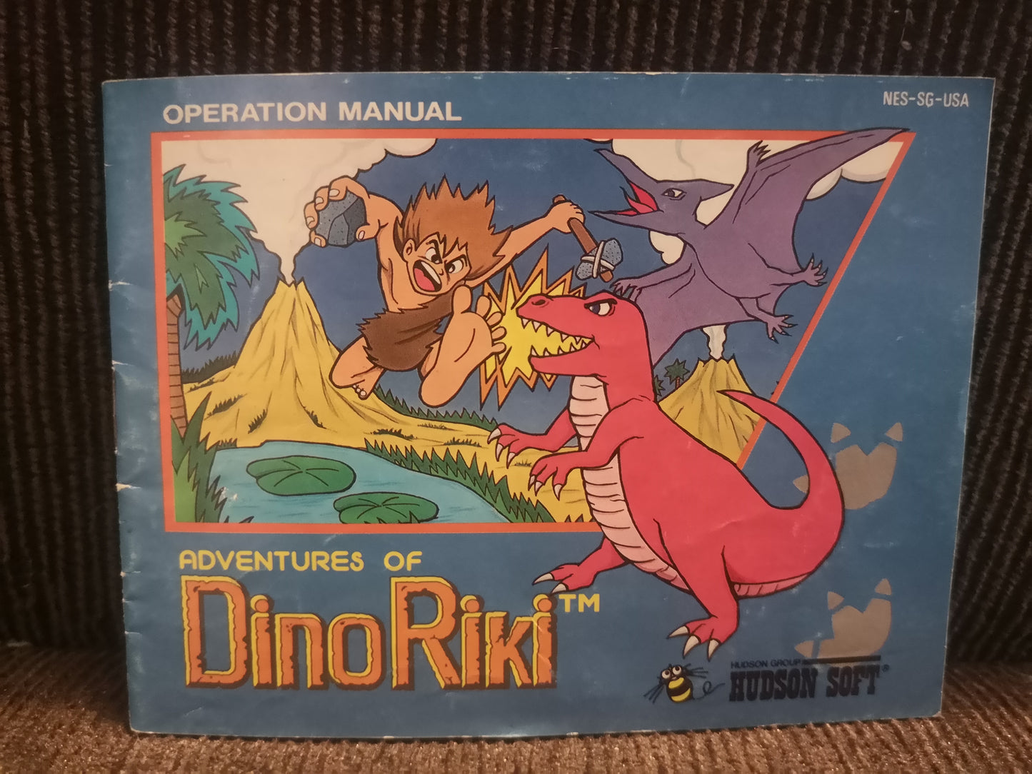 adventures of dino riki (Nes Manual)