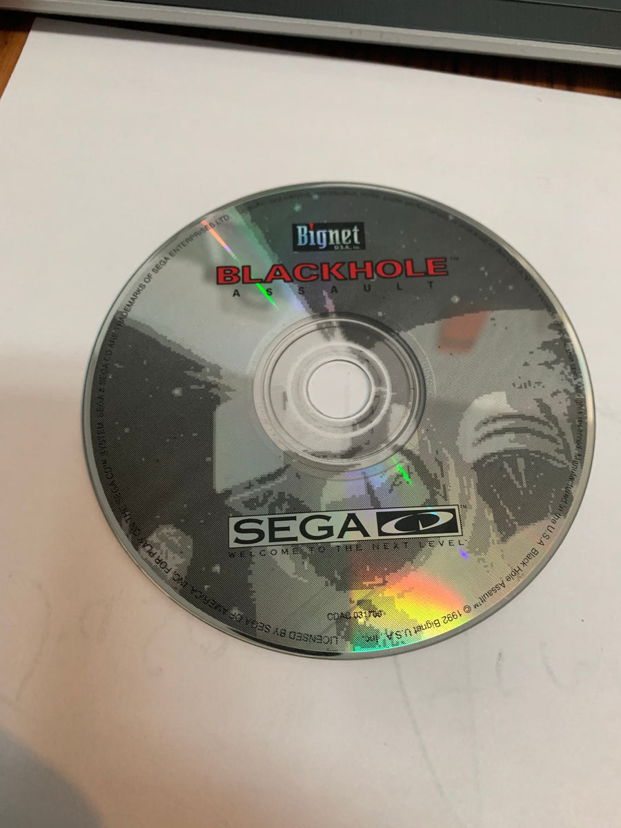 blackhole assault disc only sega cd
