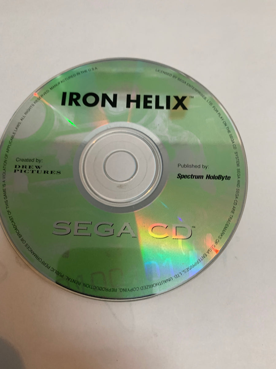 iron helix disc only sega cd