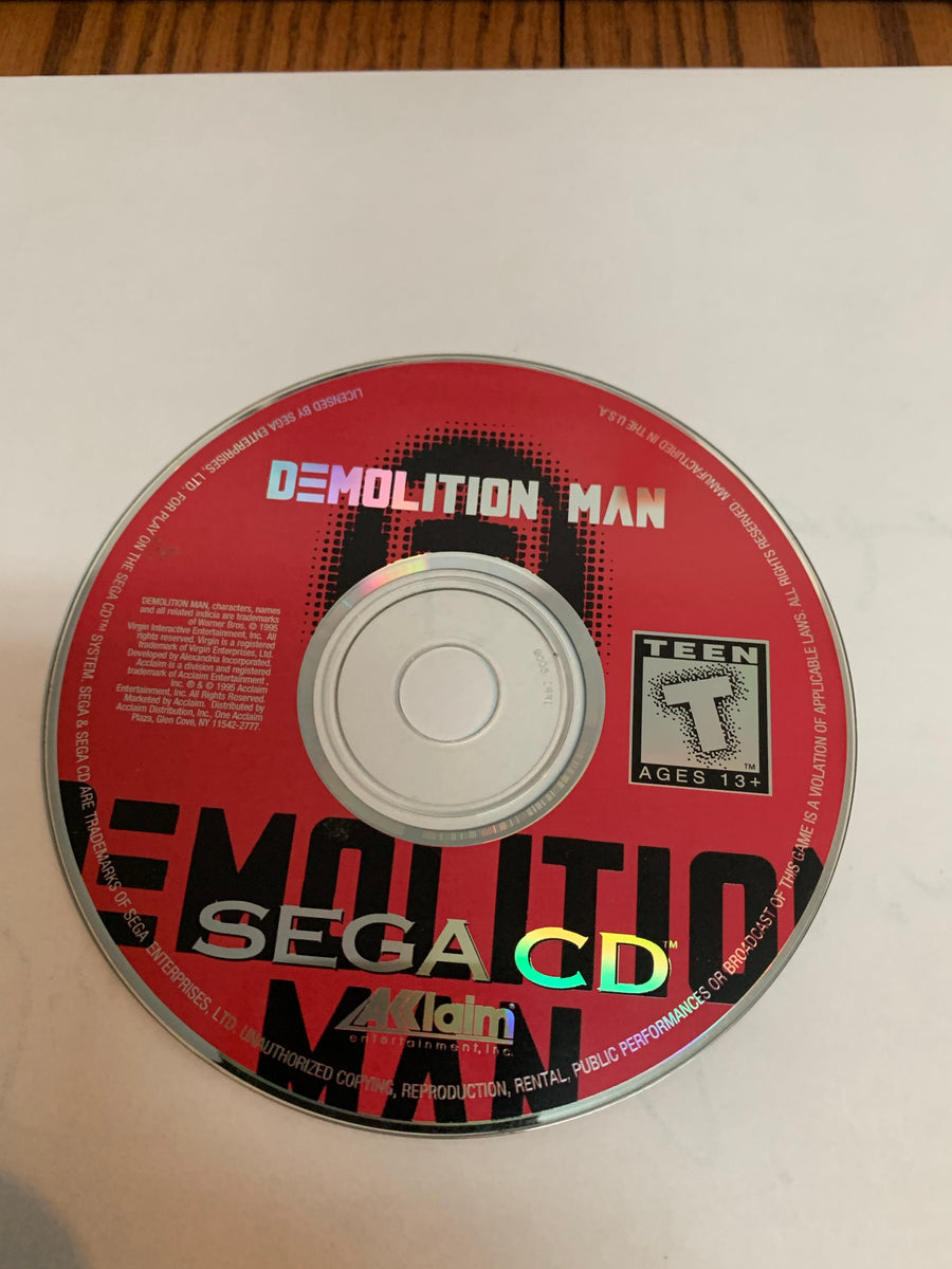 demolition man disc only sega cd
