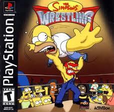 the simpsons wrestling disc only