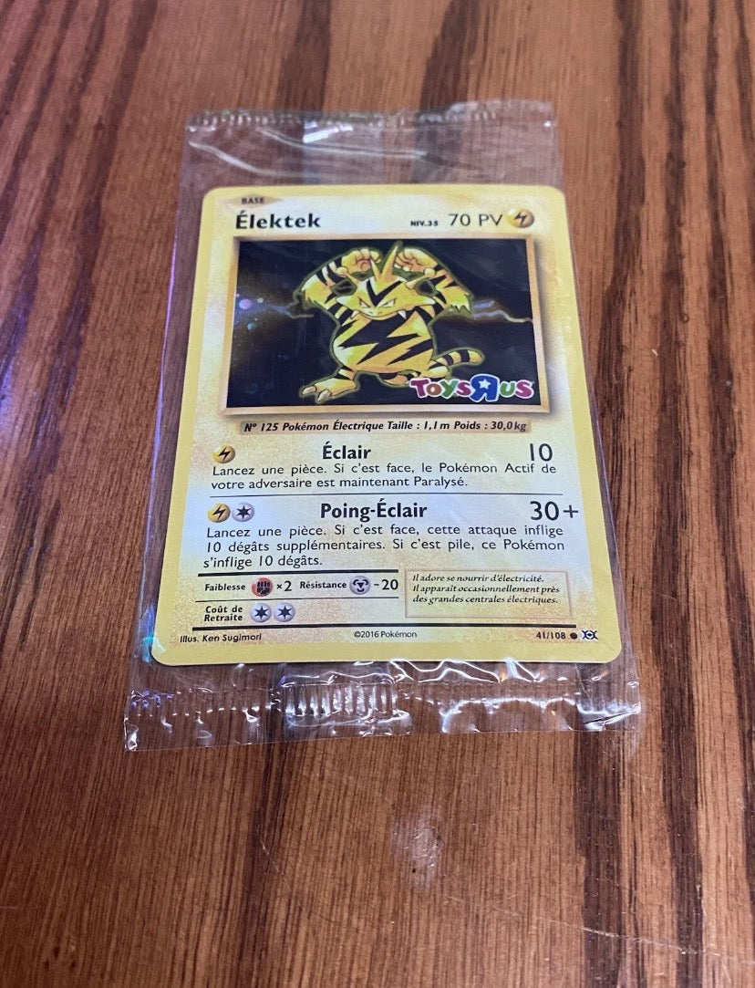 Elektek Electabuzz 41/108 FRENCH CARD 20 Anniversary Toys