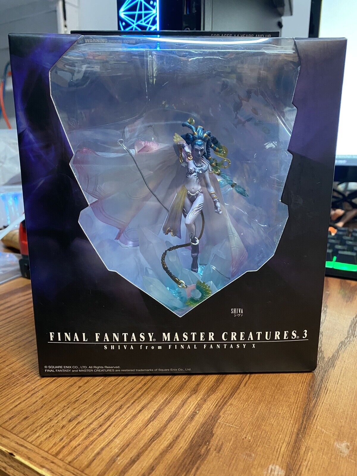 Square Enix Final Fantasy Master Creatures Vol 3 Shiva Figure Statue Japan NEW