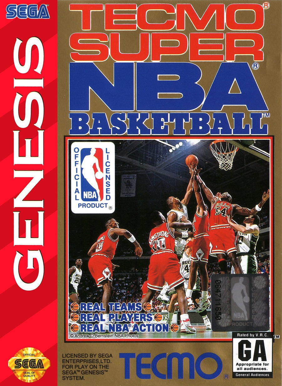 Tecmo super NBA basketball CB