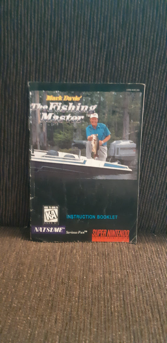 mark davis the fishing master snes manual