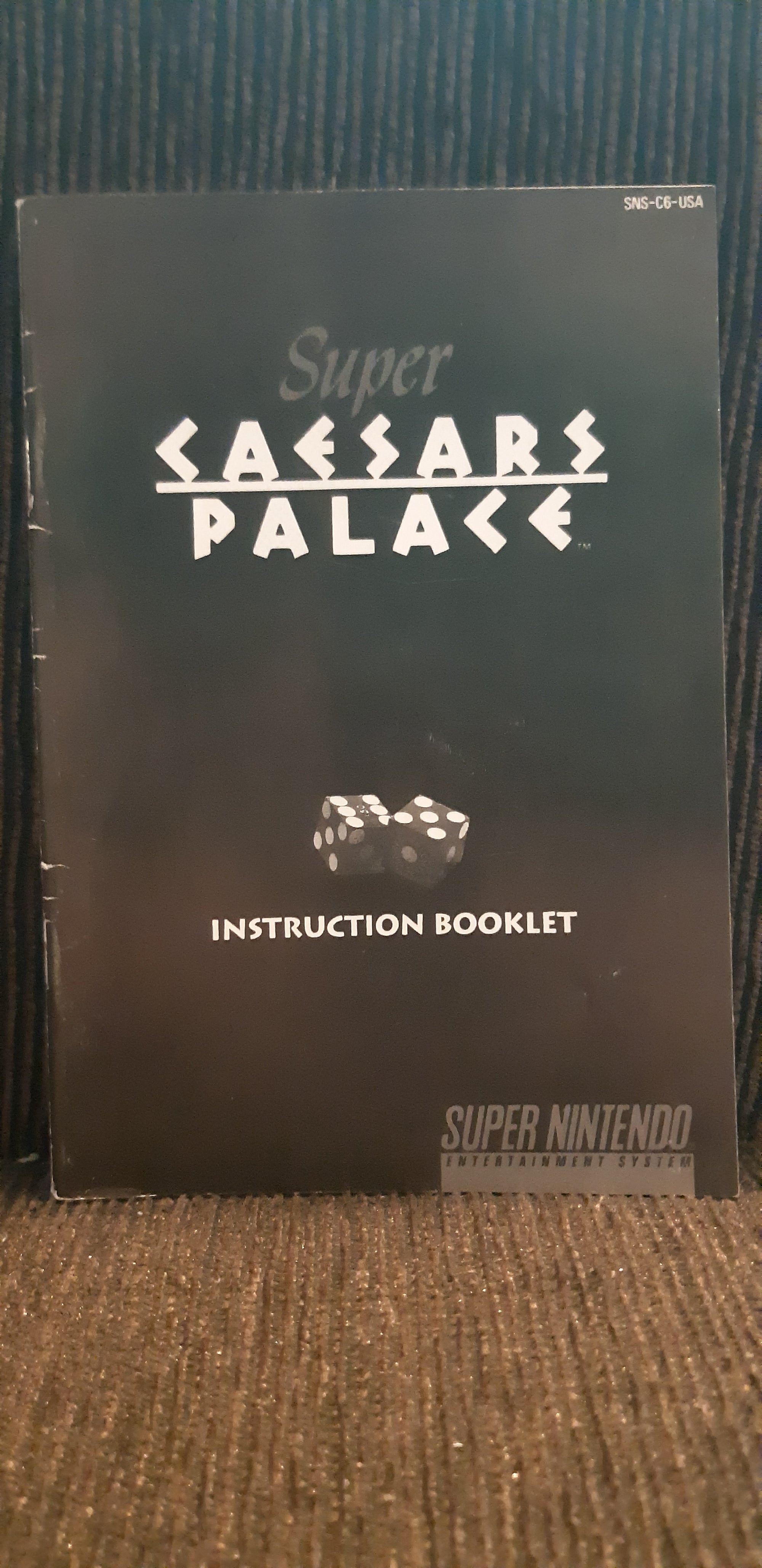 super caesars place snes manual