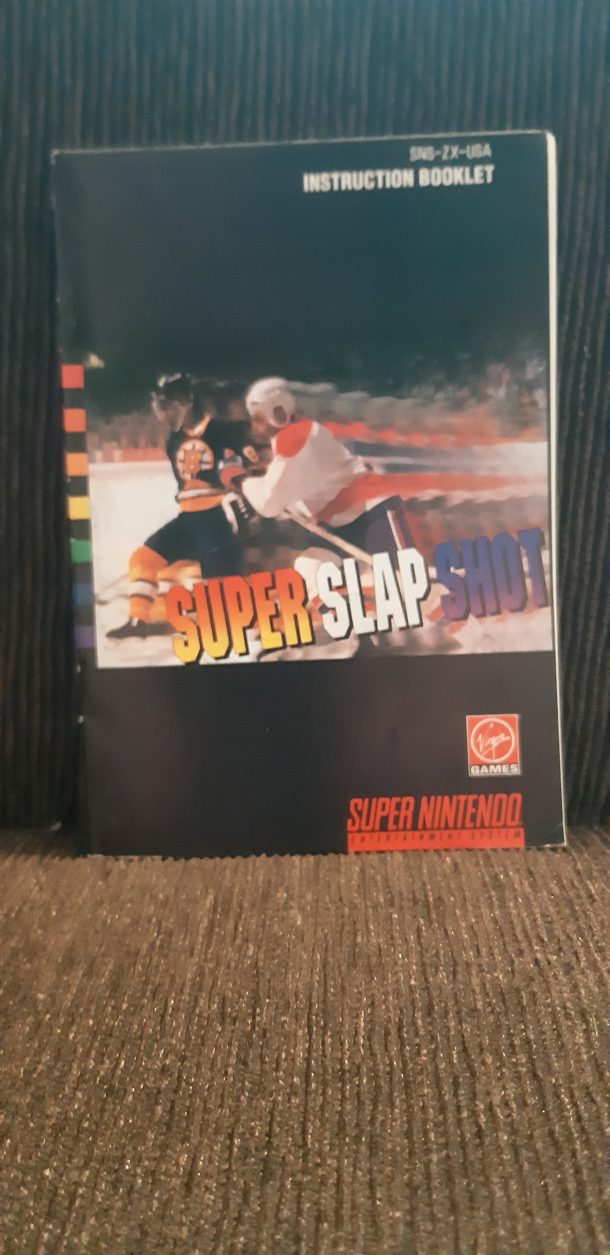 super slap shot snes manual