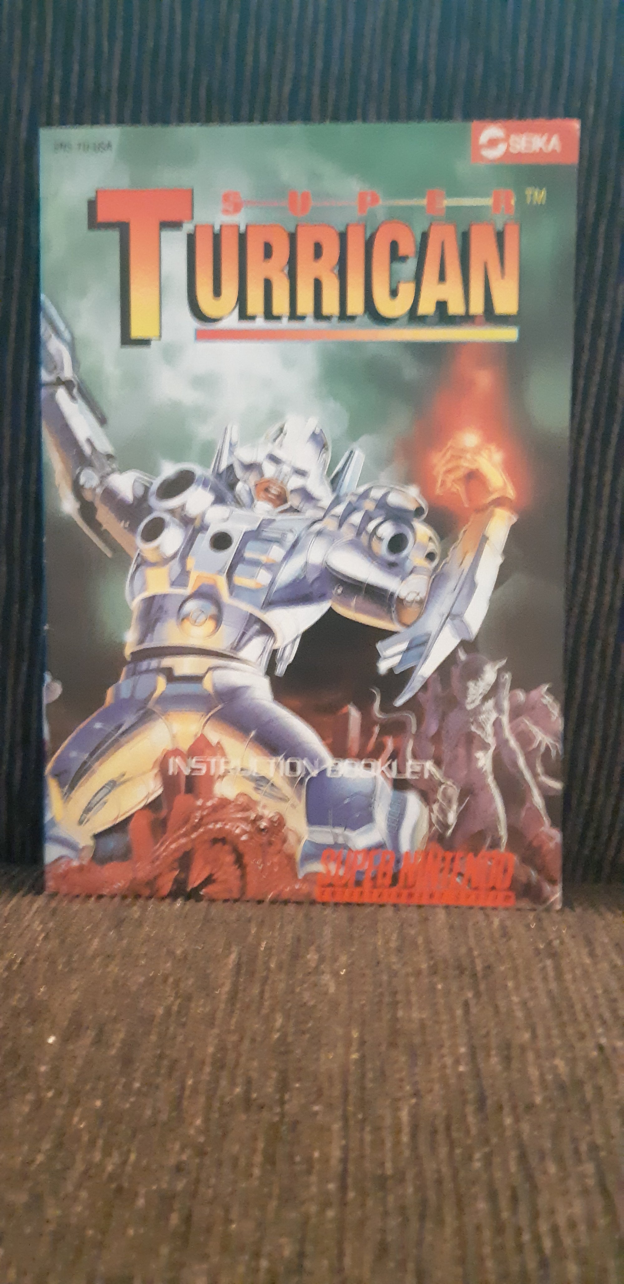 super turrican snes manual