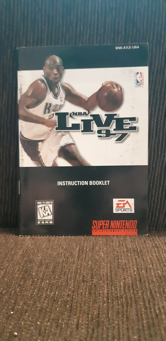 Nba Live 97 snes manual