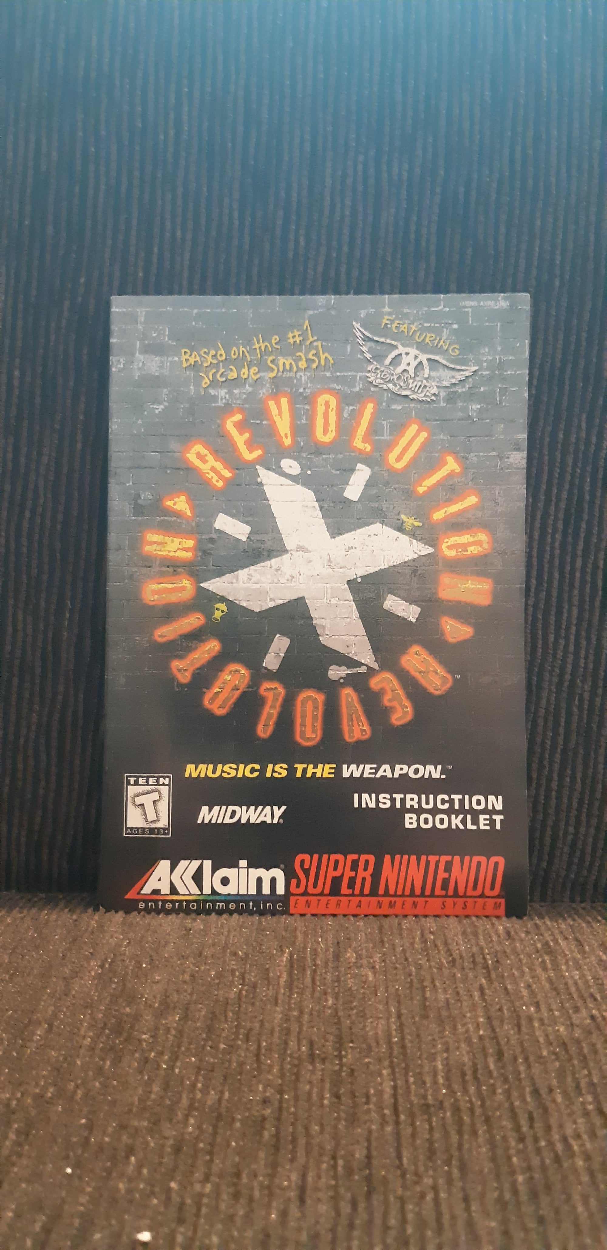 revolution X snes manual