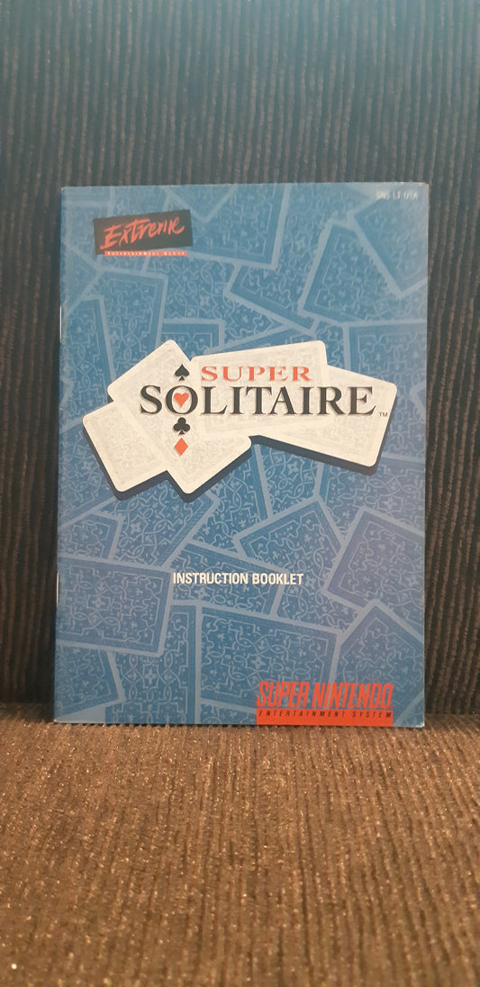 super solitaire snes manual