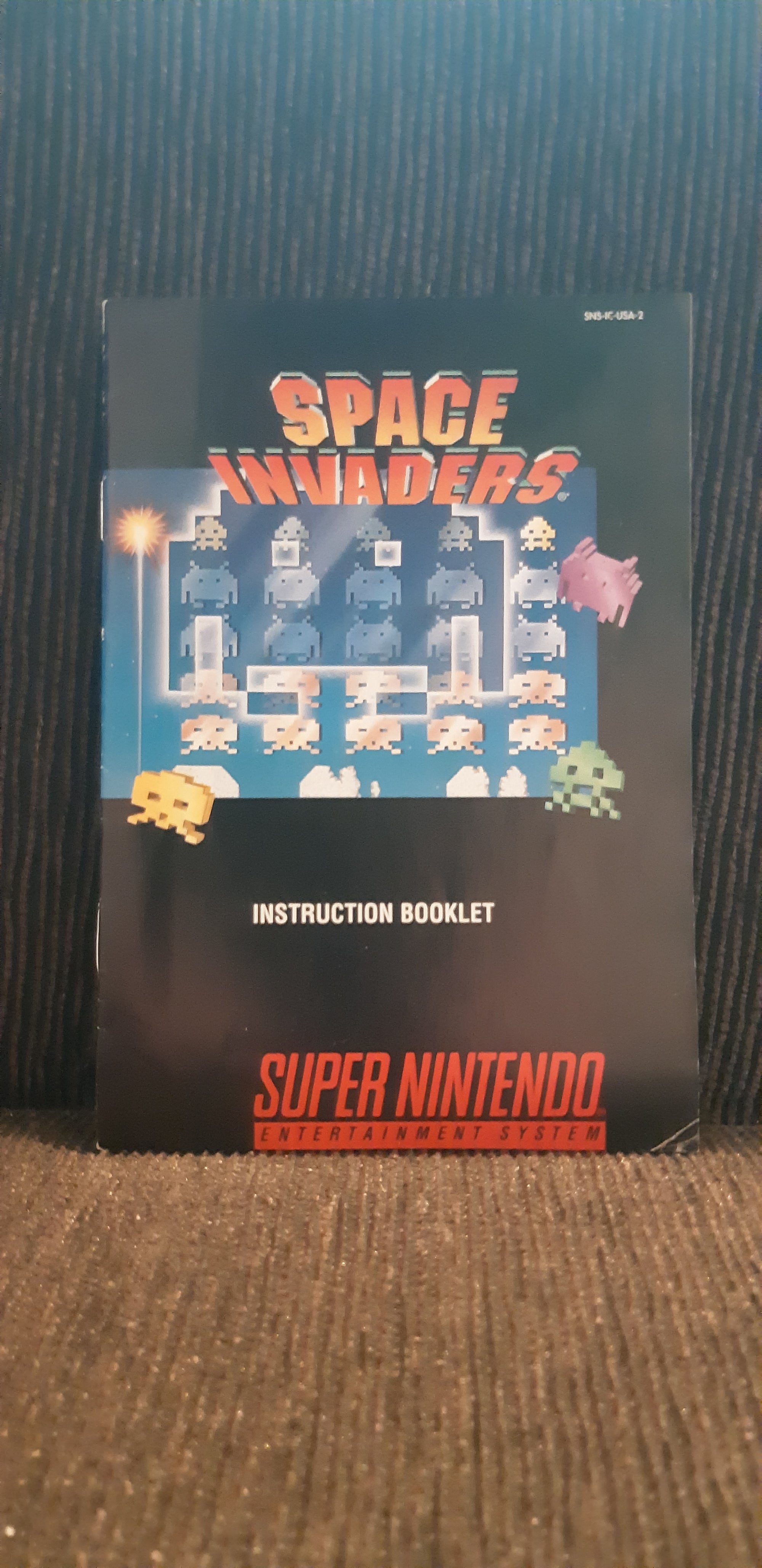 space invaders snes manual