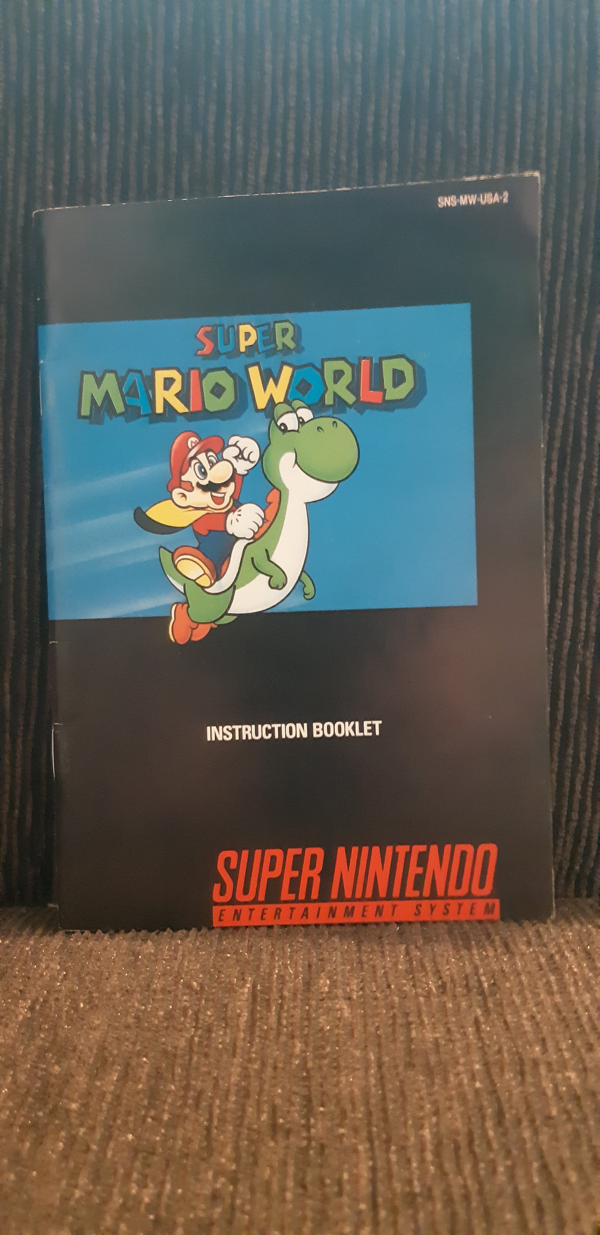 Super mario world snes manual