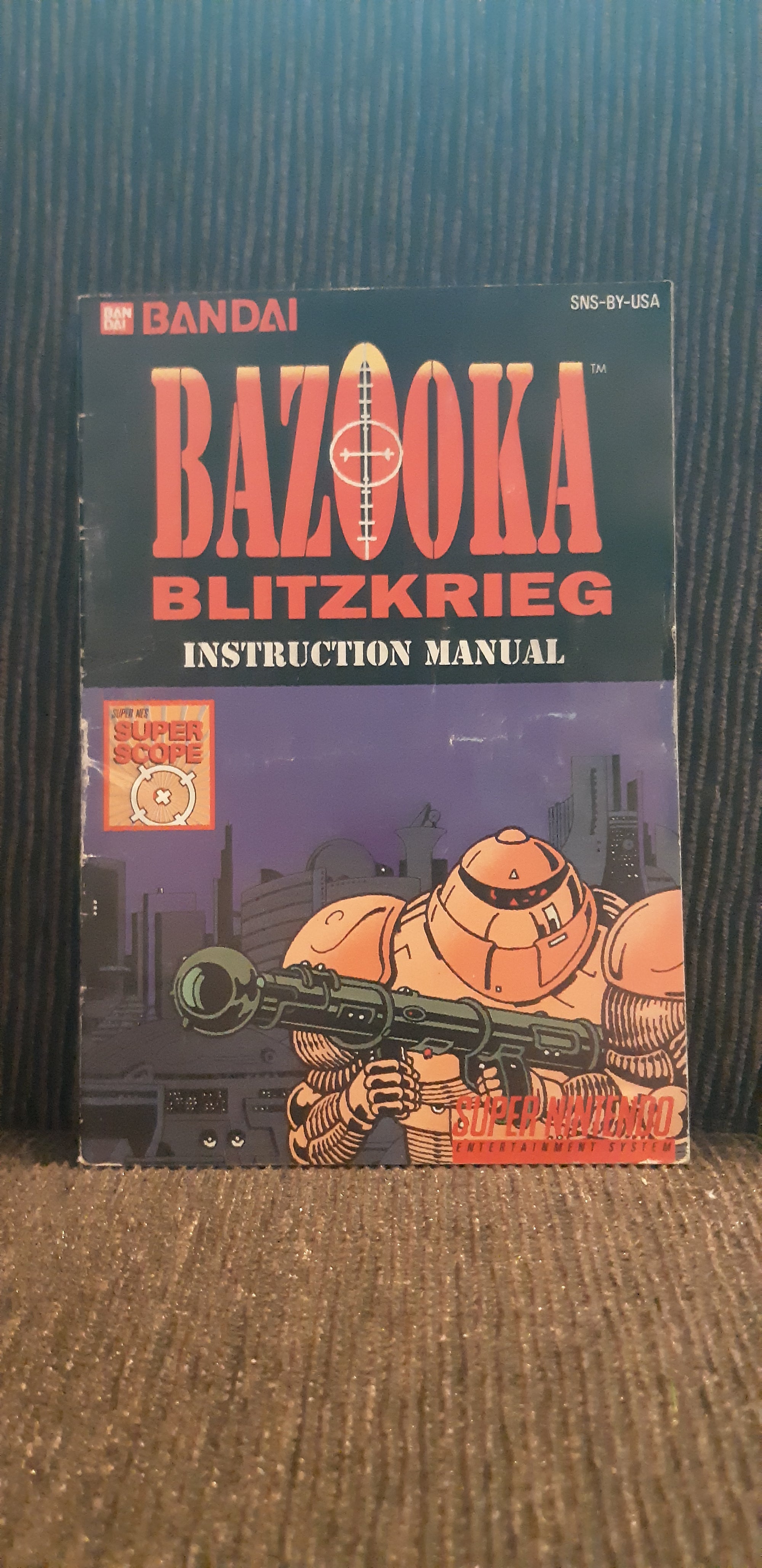 Bazooka Blitzkrieg snes manual