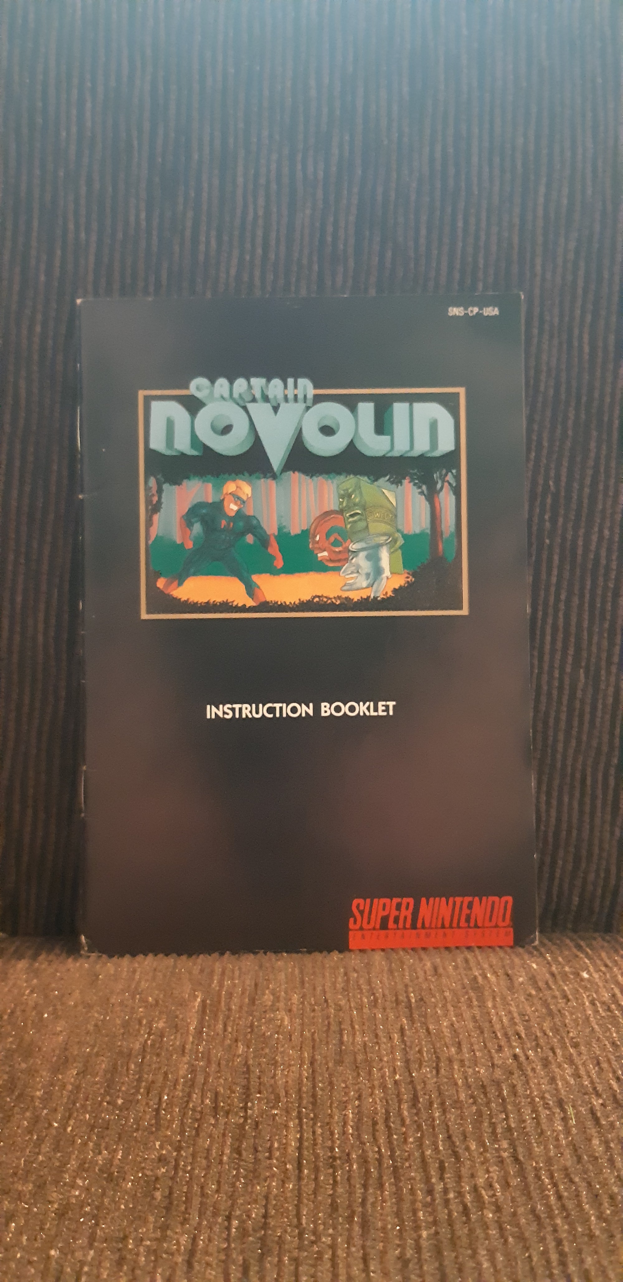 captain novolin snes manual