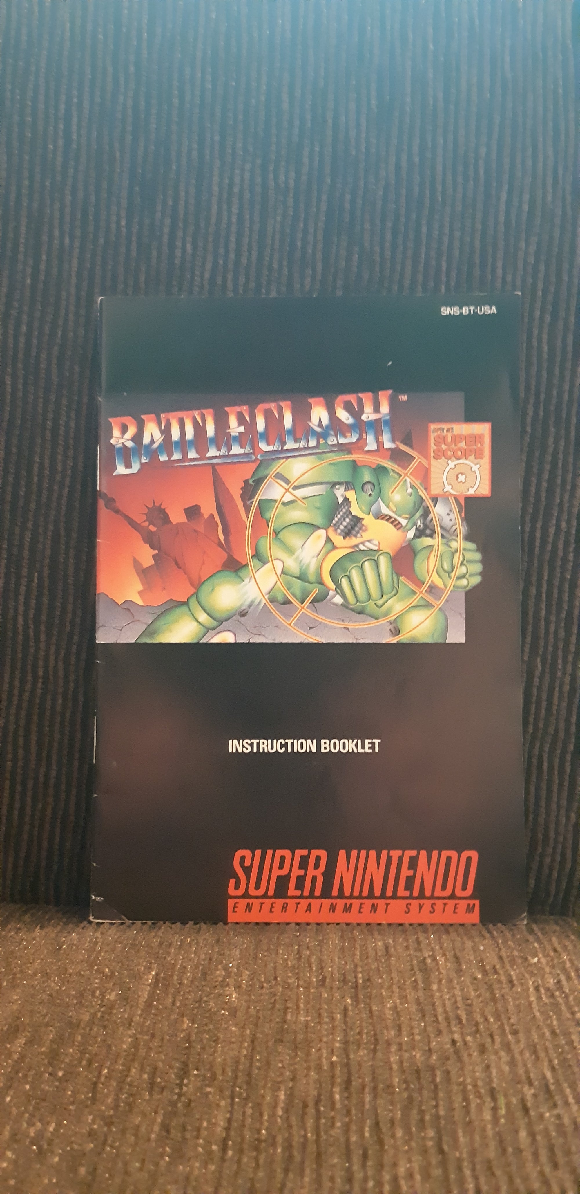 battleclash snes manual