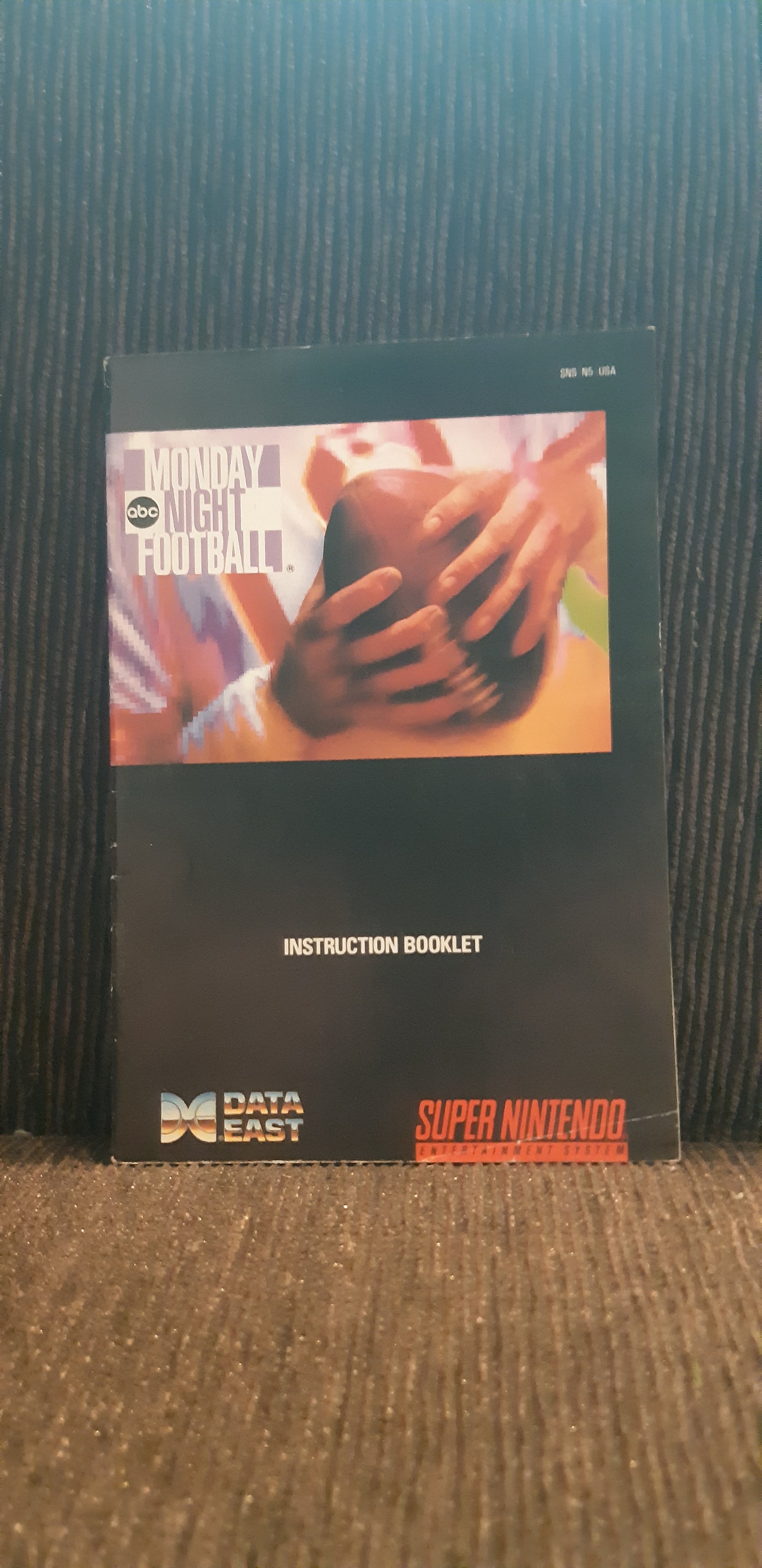 monday night football snes manual
