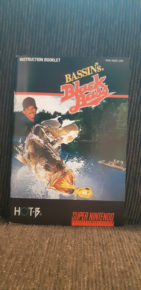 bassin's black bass snes manual