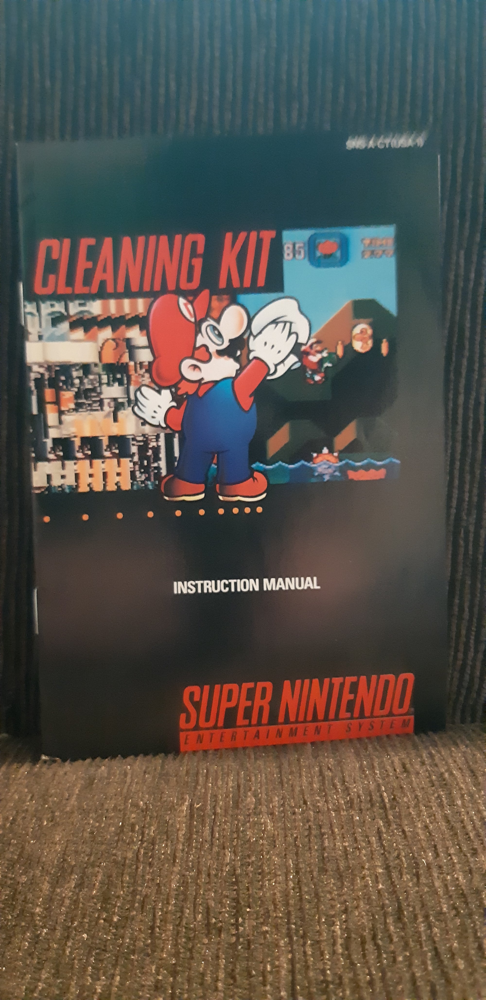 cleaning kit snes manual