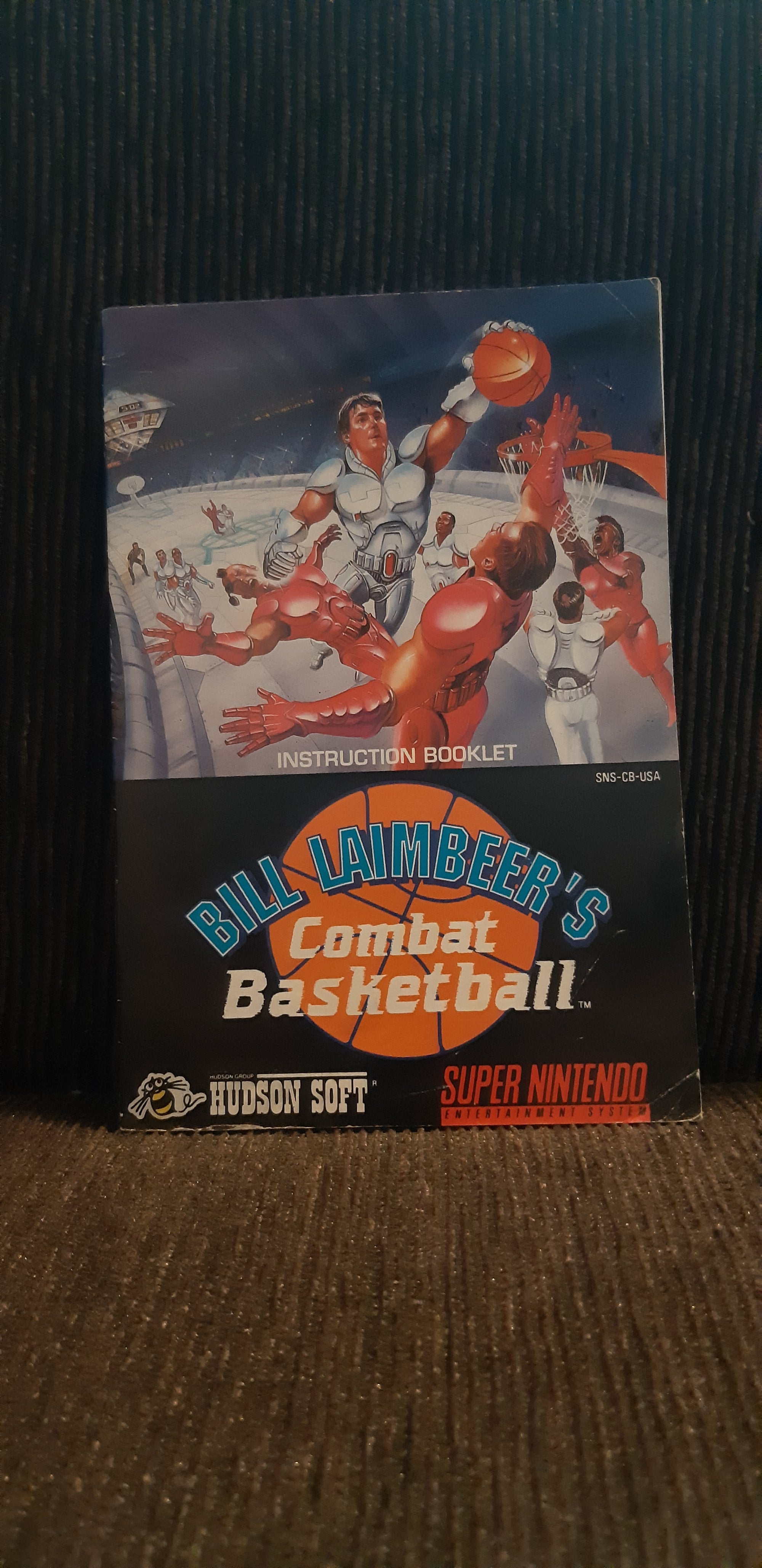 Bill Laimbeer's Combat Basketball snes manual