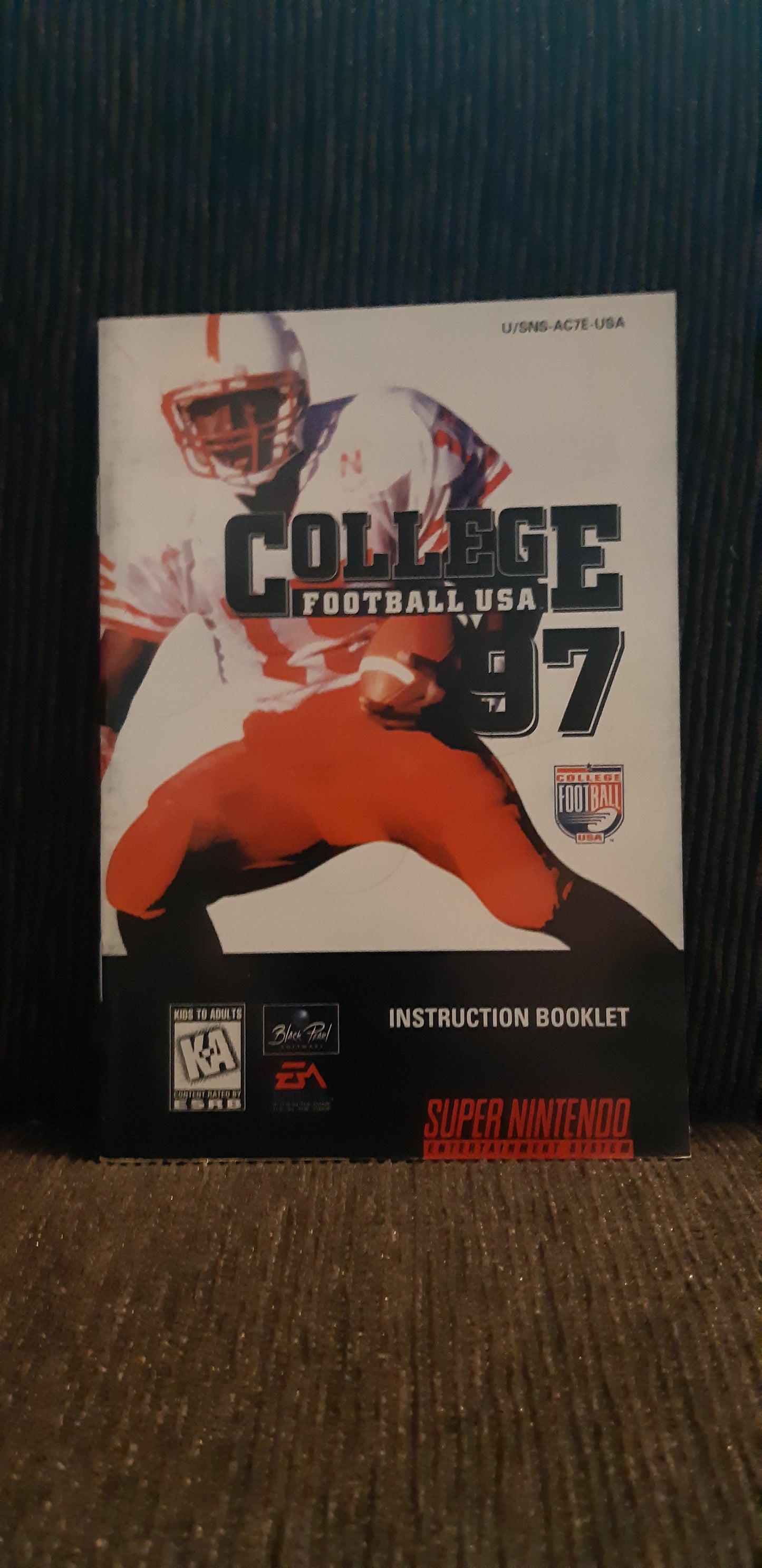 college football usa 97 snes manual