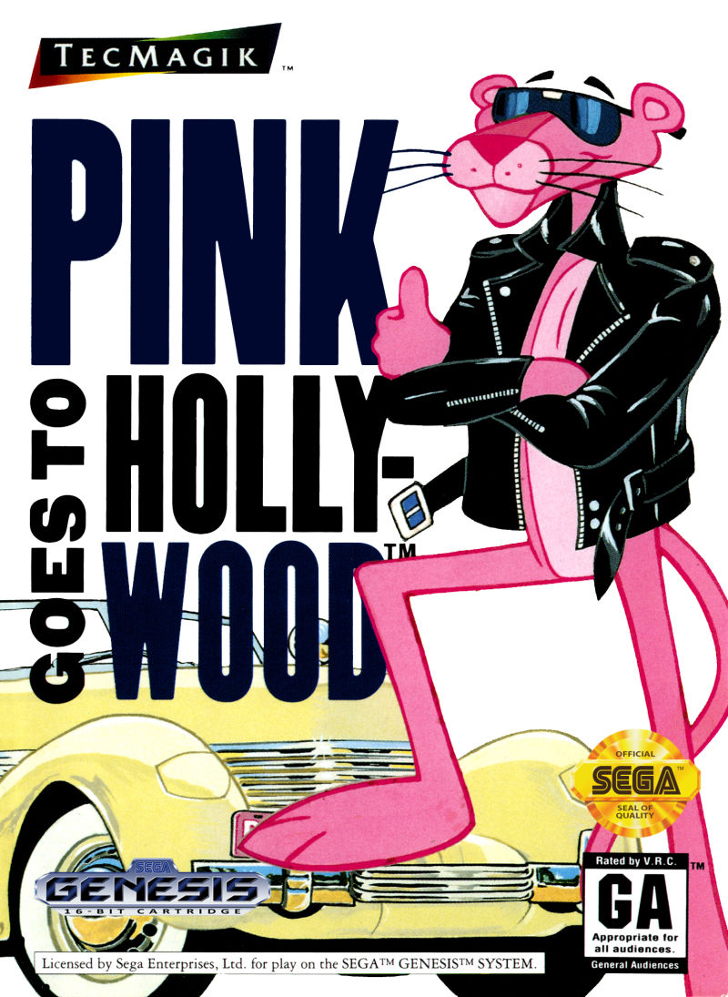 pink panther goes to hollywood CB ( damage to cover art and cart)