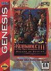 Romance Of The Three Kingdoms III Dragon Of Destiny *sun faded cover* CB
