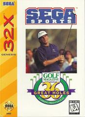 sega sports 36 great holes (cardboard box) CIB