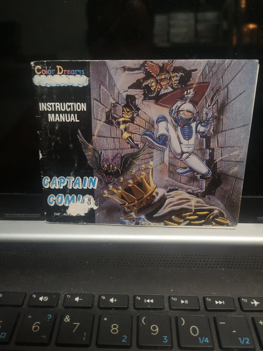 captain comic (NES manual)