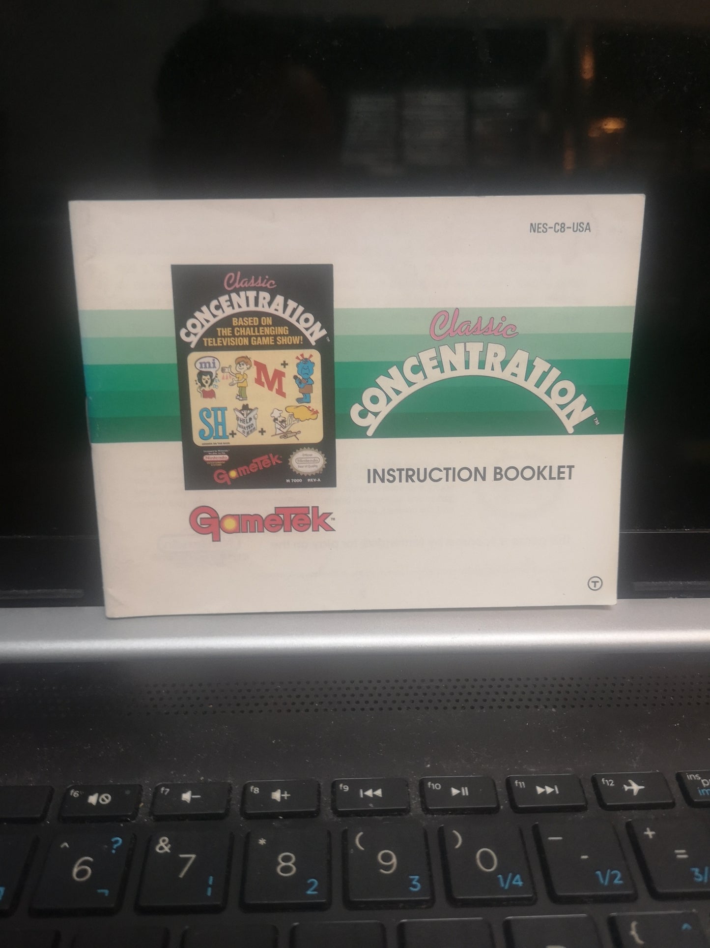 classic concentration (NES manual)