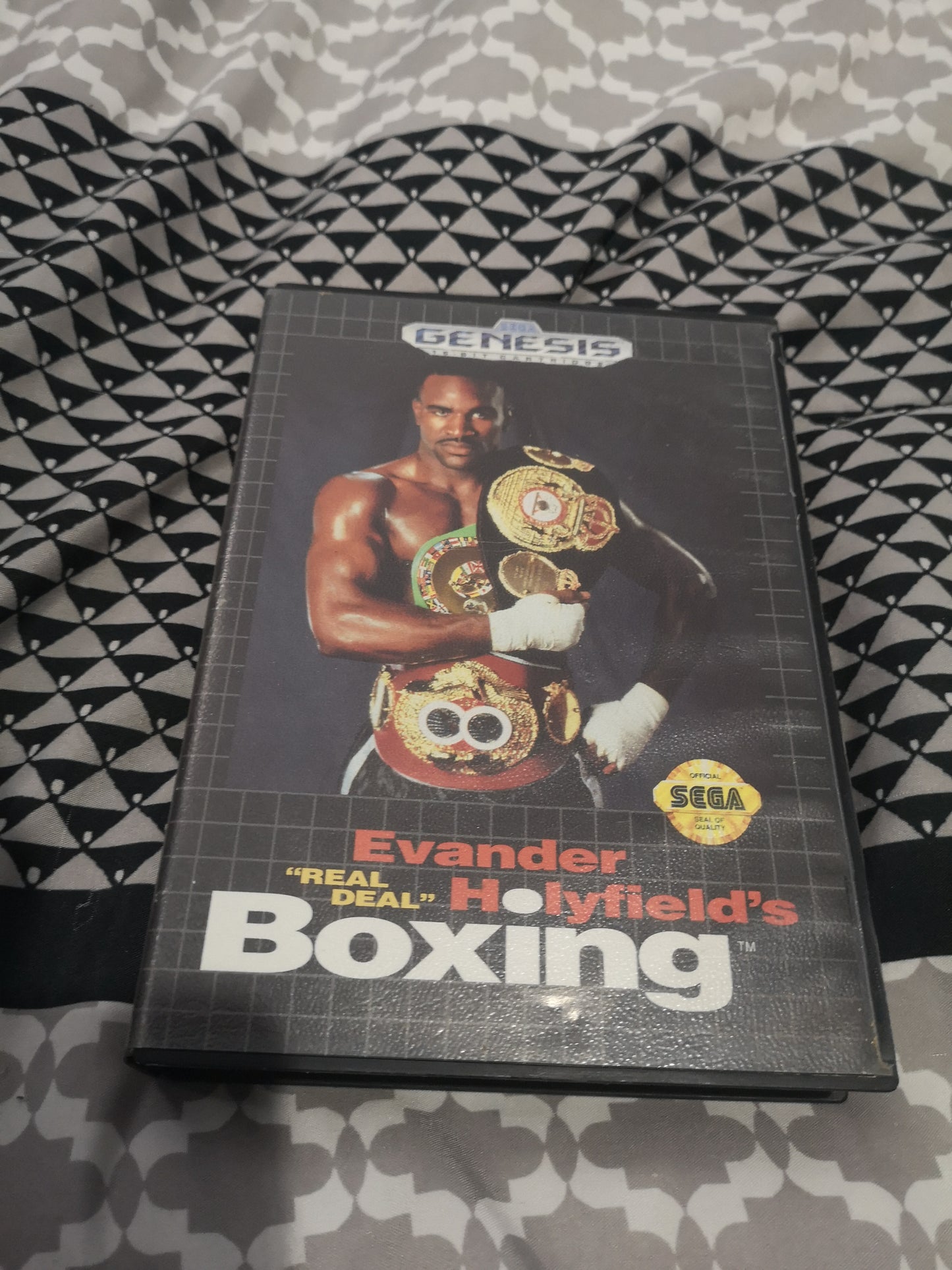 Evander real deal holyfield boxing CIB