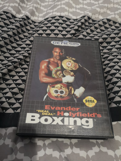 Evander real deal holyfield boxing CIB