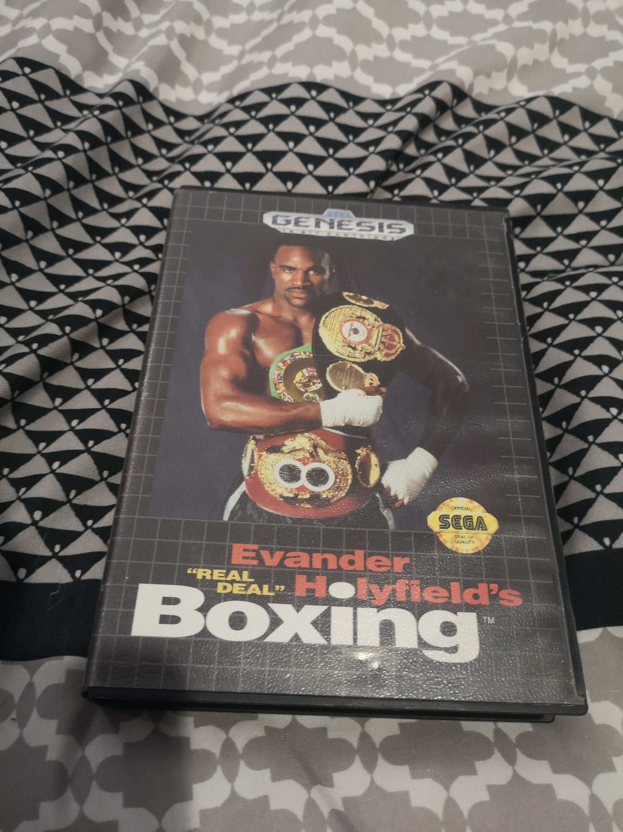 Evander real deal holyfield boxing CB