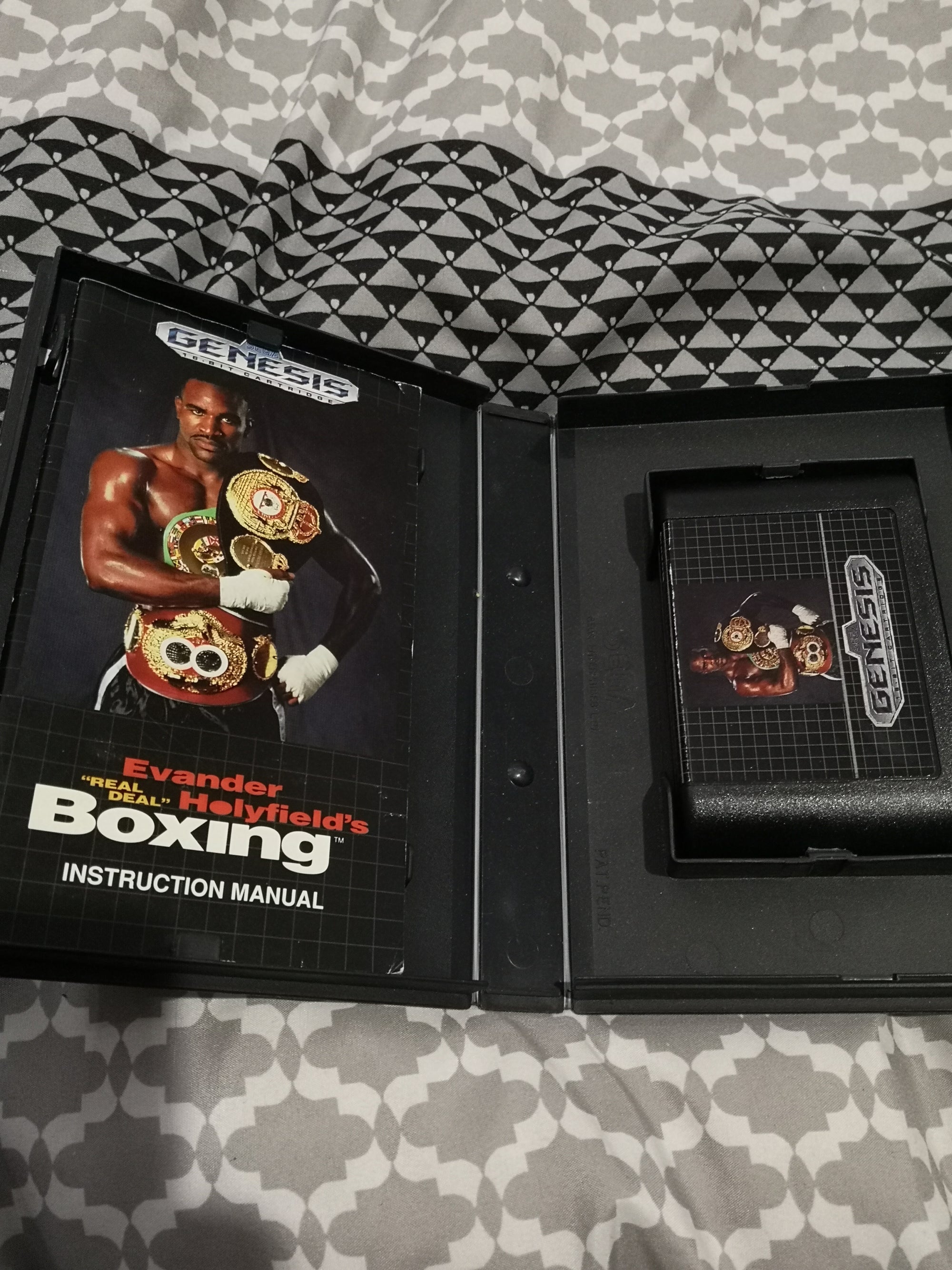 Evander real deal holyfield boxing CIB