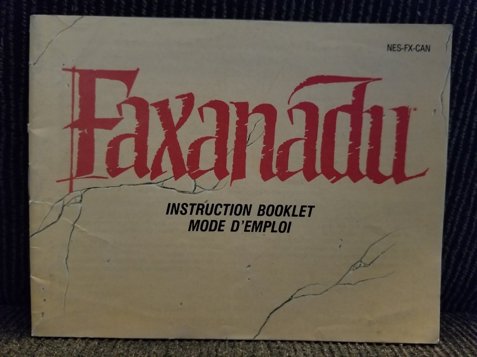 faxanadu manual