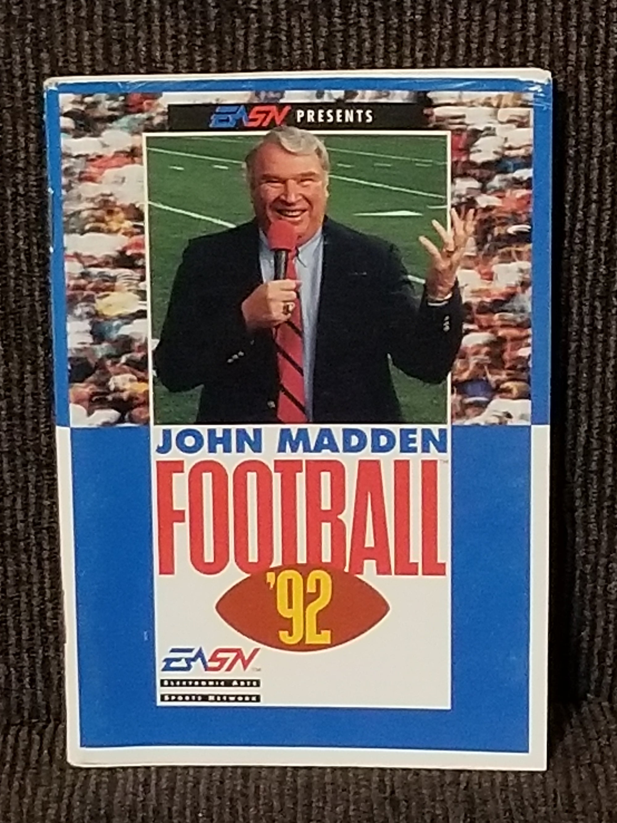John Madden Football 92 genesis manual