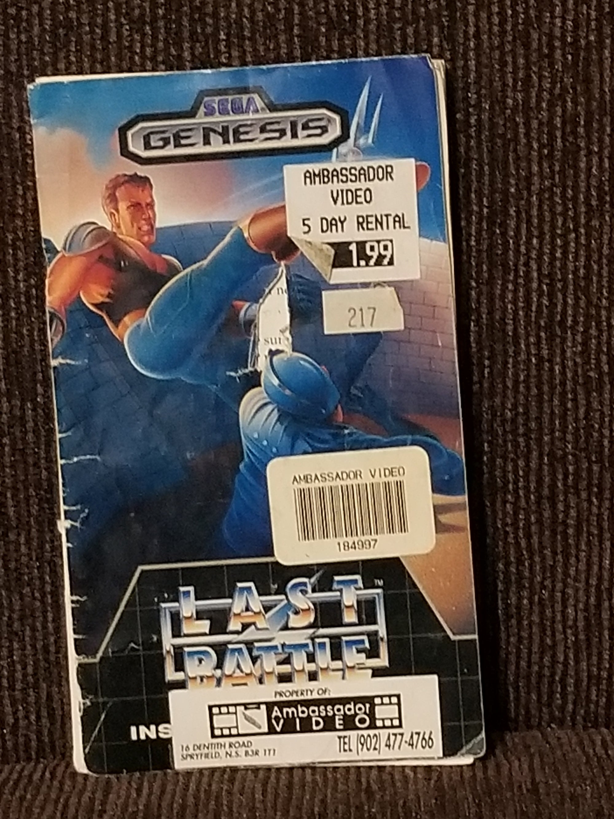Last Battle genesis manual