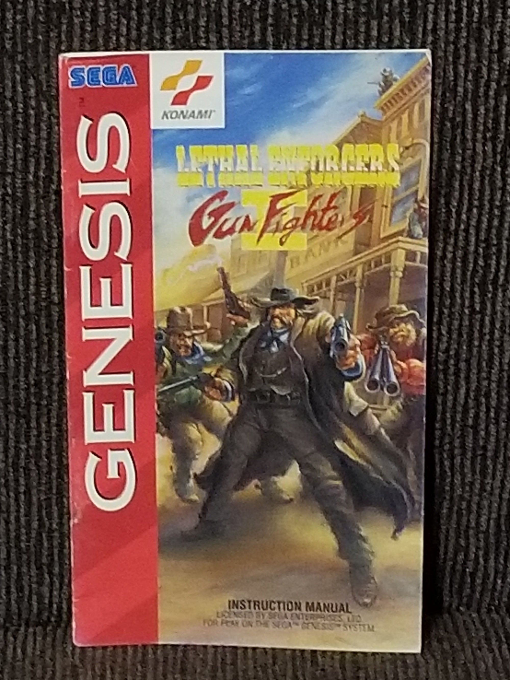 Lethal Enforcers 2 genesis manual