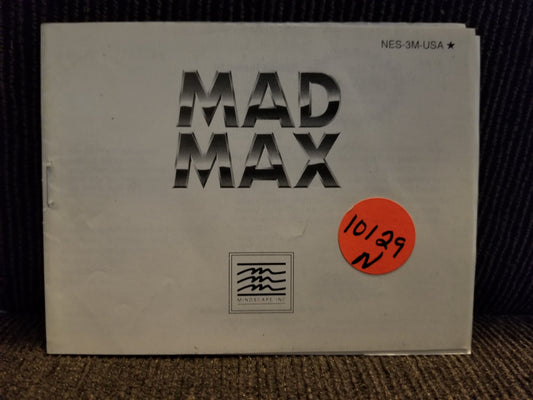 mad max manual
