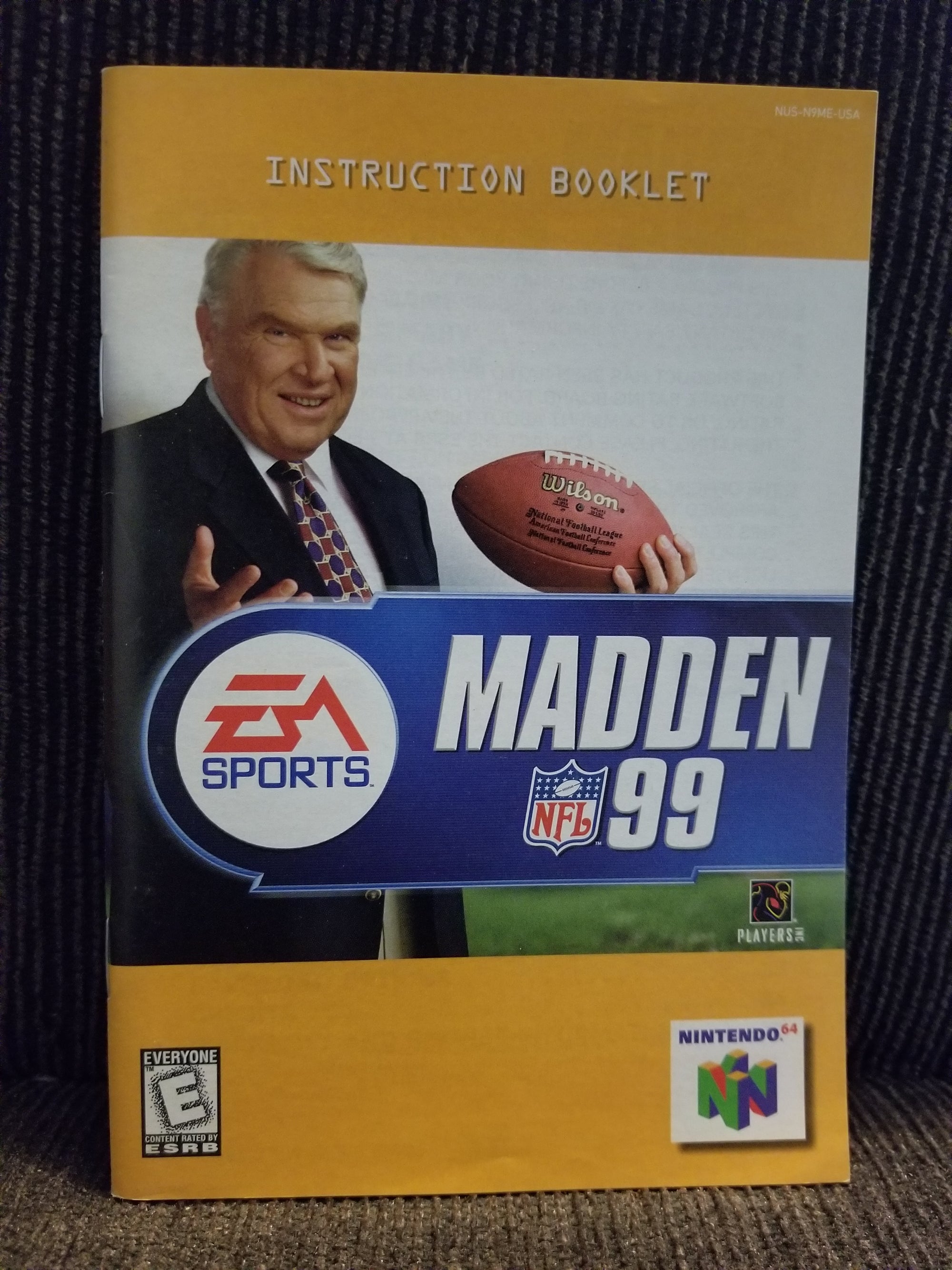 Madden 99 ( the best game of all time)
