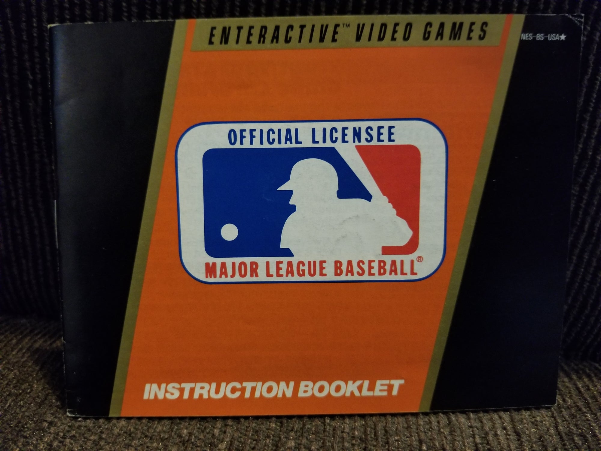 MLB baseball nes manual