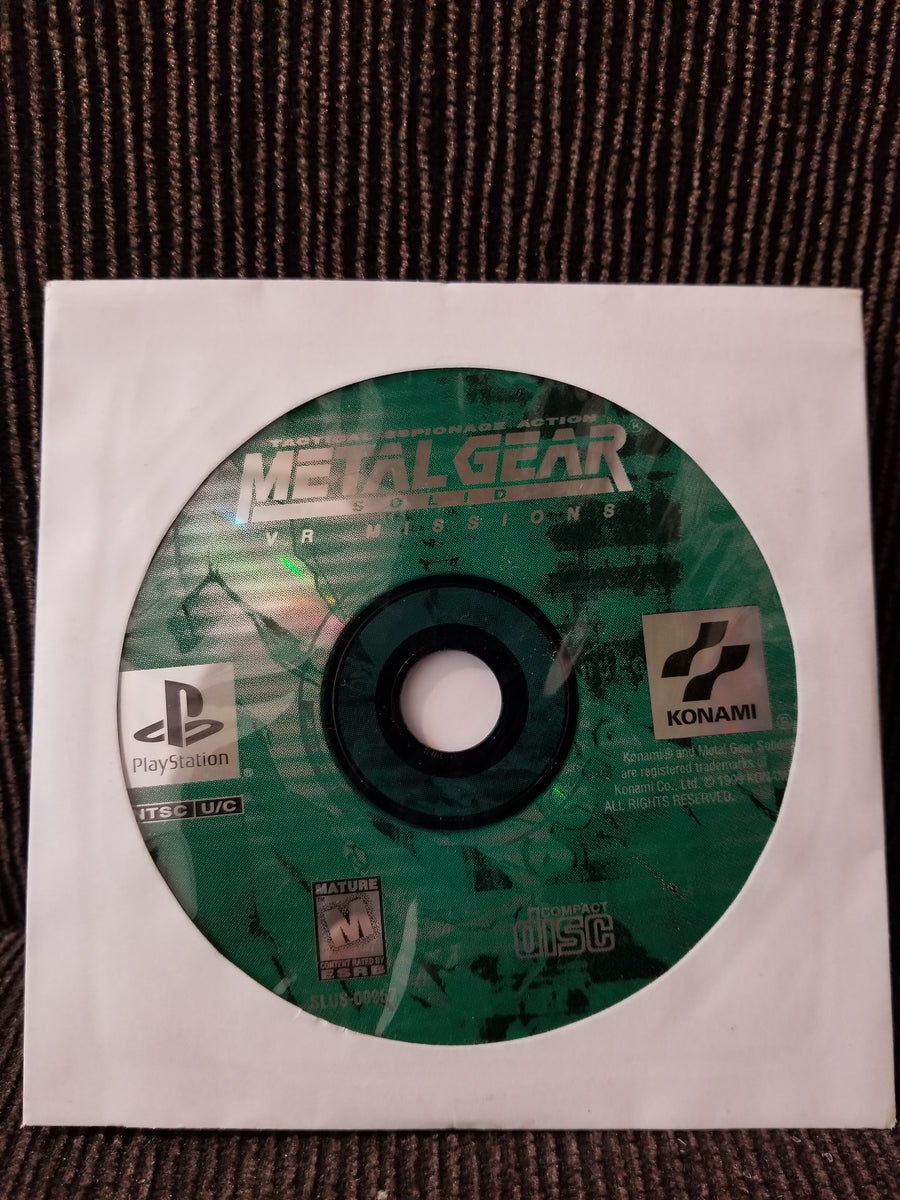 Metal Gear Solid Vr Missions Disc Only