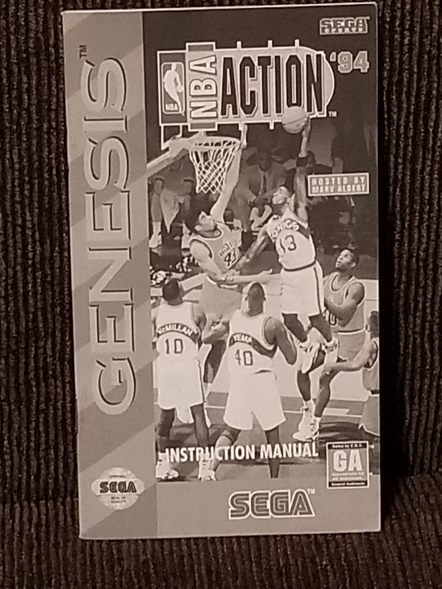 Nba Action 94 genesis manual