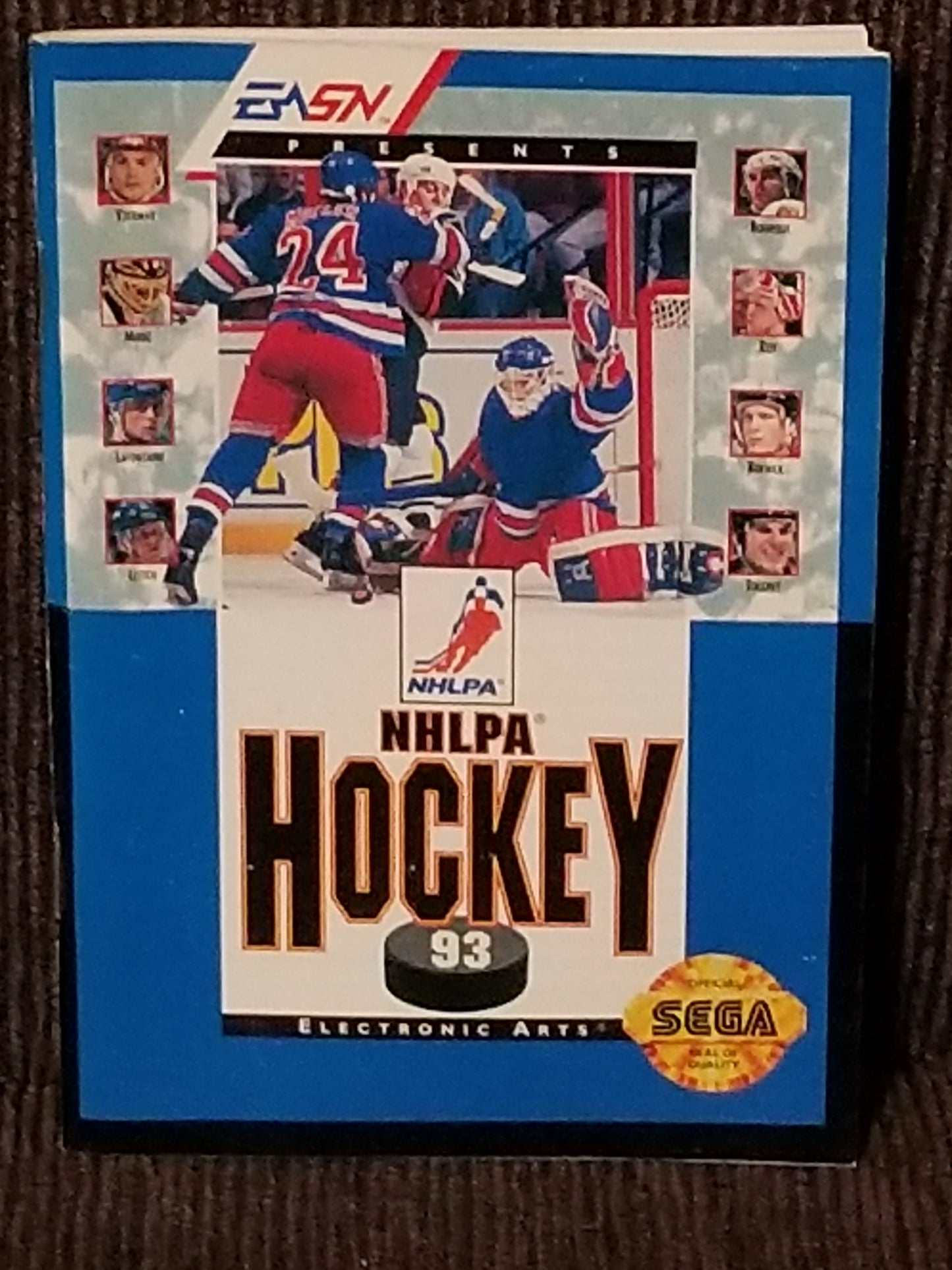 NHLPA hockey 93 CIB