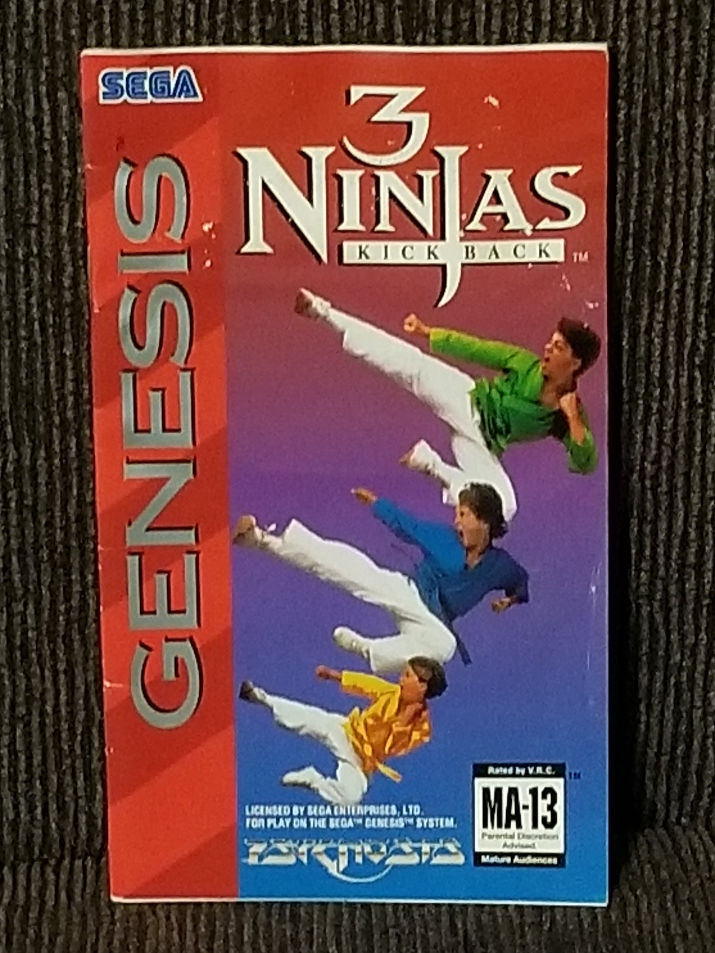3 Ninjas Kick Back genesis manual