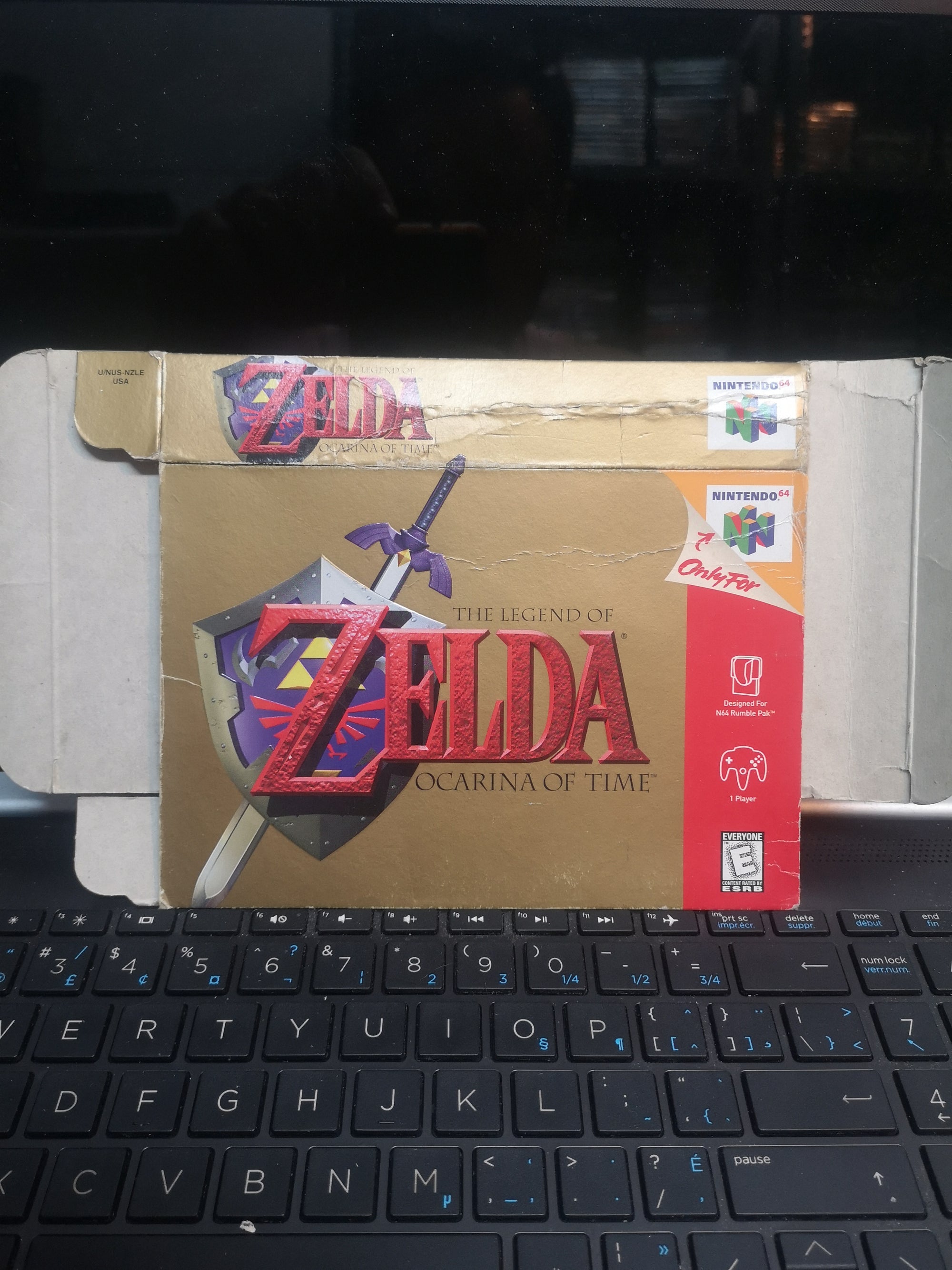 the legend of zelda ocarina of time collectors edition water damaged
