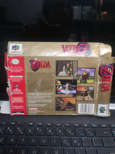 the legend of zelda ocarina of time collectors edition water damaged