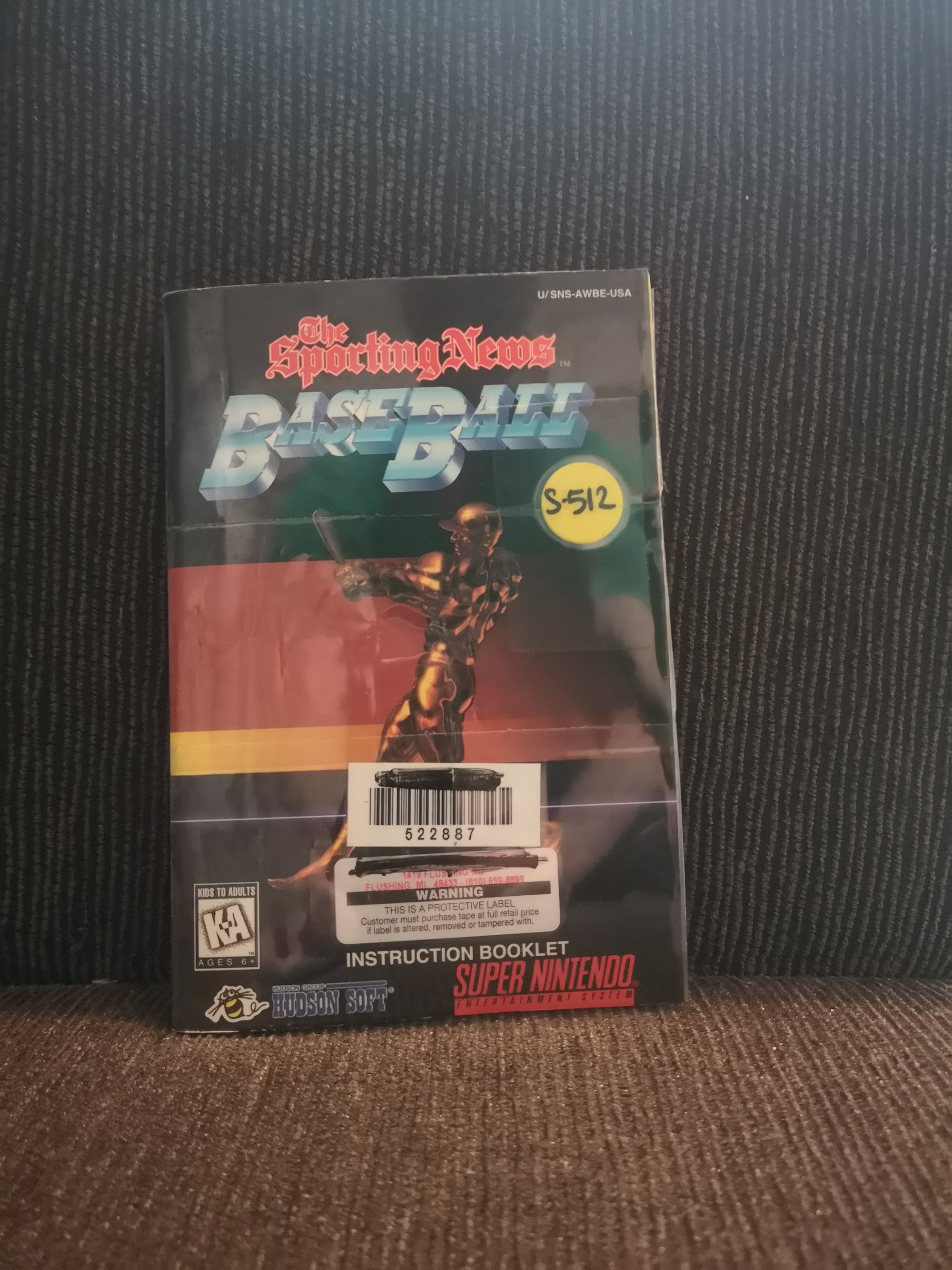 the sporting news baseball snes manual